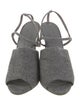 Alexander Wang Wool Slingback Sandals