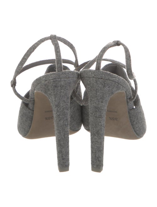 Alexander Wang Wool Slingback Sandals