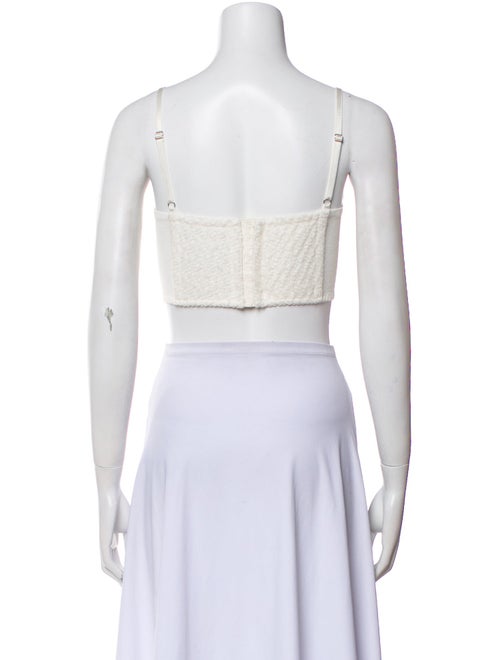 Alexander Wang Square Neckline Sleeveless Crop Top