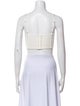 Alexander Wang Square Neckline Sleeveless Crop Top