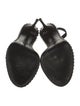 Alexander Wang Leather Studded Accents Slingback Sandals