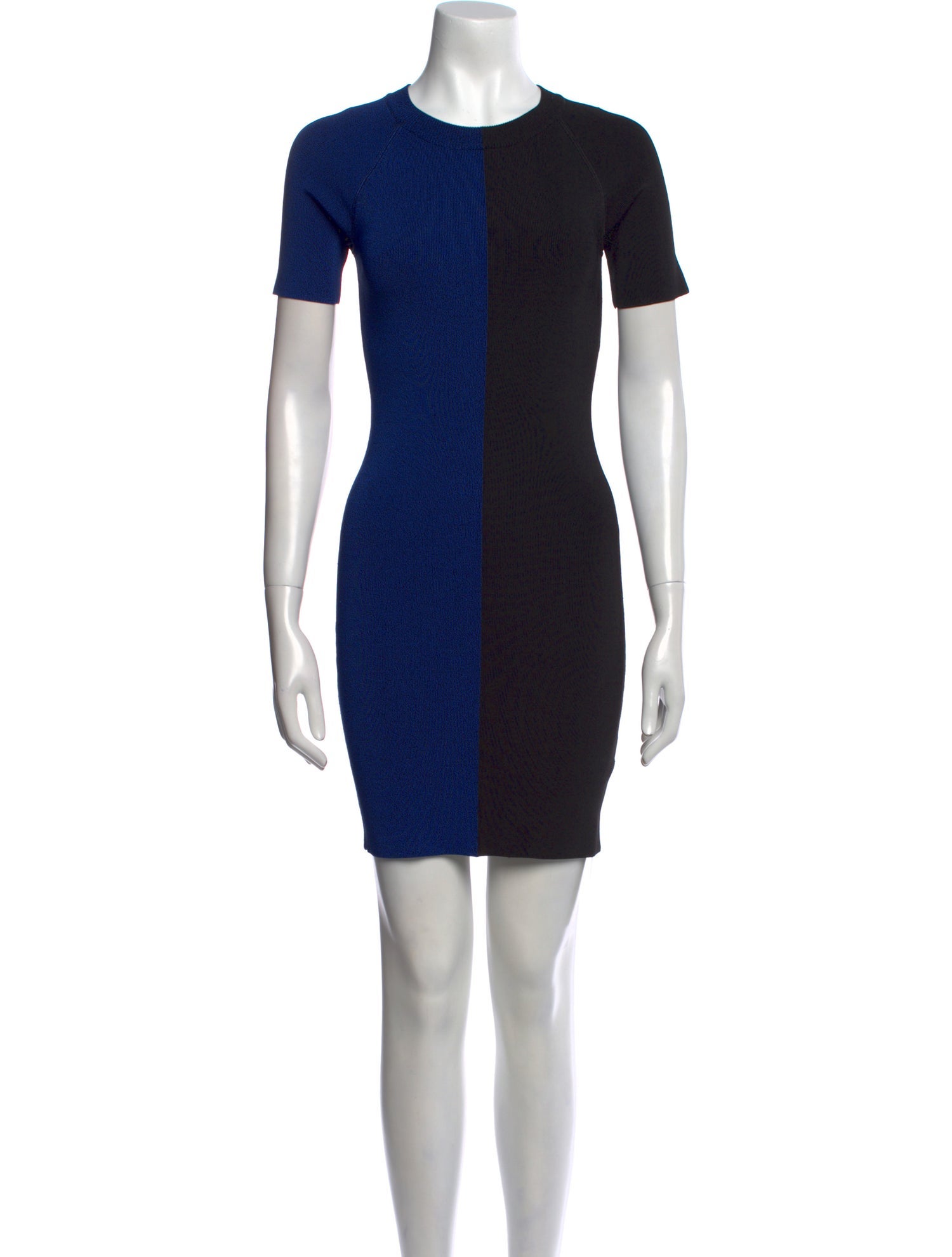 Alexander Wang Colorblock Pattern Mini Dress