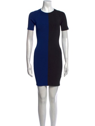 Alexander Wang Colorblock Pattern Mini Dress