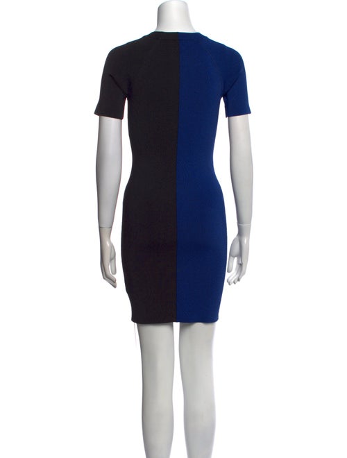 Alexander Wang Colorblock Pattern Mini Dress