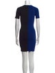 Alexander Wang Colorblock Pattern Mini Dress