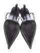 Alexander Wang Satin Crystal Embellishments Mules