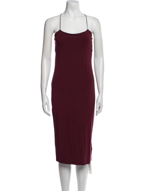 Alexander Wang Square Neckline Midi Length Dress