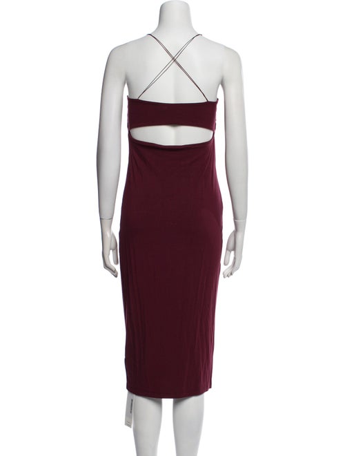 Alexander Wang Square Neckline Midi Length Dress