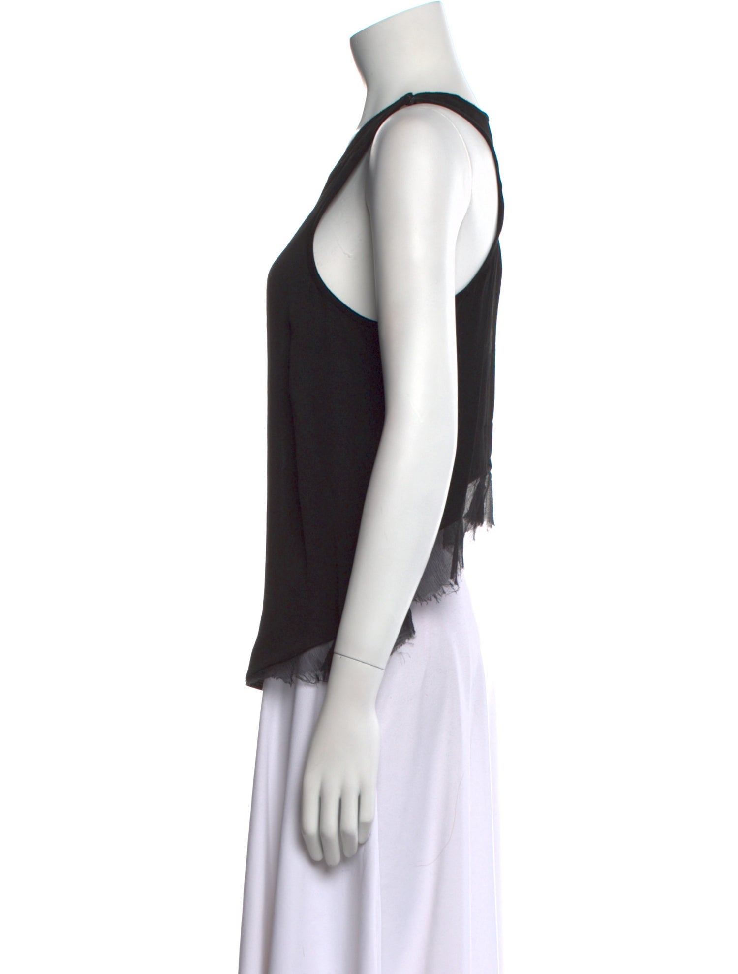 Alexander Wang Scoop Neck Sleeveless Top