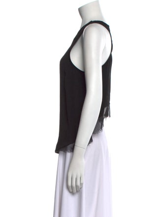 Alexander Wang Scoop Neck Sleeveless Top