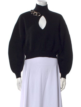 Alexander Wang Wool Mock Neck Sweater