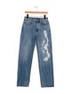 Alexander Wang High-Rise Straight Leg Jeans