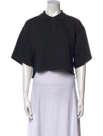 Alexander Wang Short Sleeve Crop Top