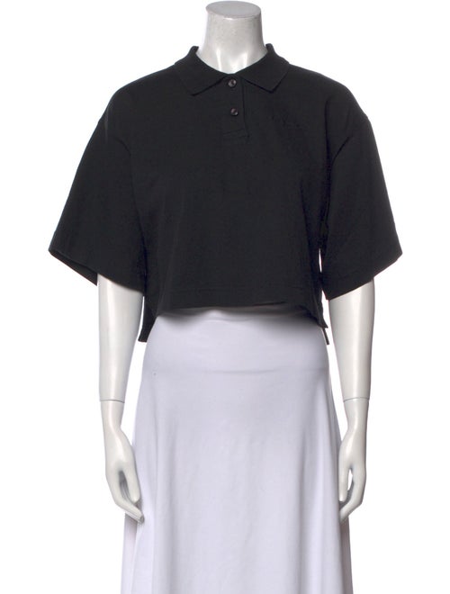 Alexander Wang Short Sleeve Crop Top