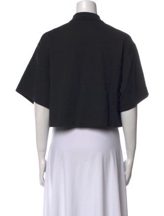 Alexander Wang Short Sleeve Crop Top