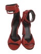 Alexander Wang Embossed Leather Printed Sandals