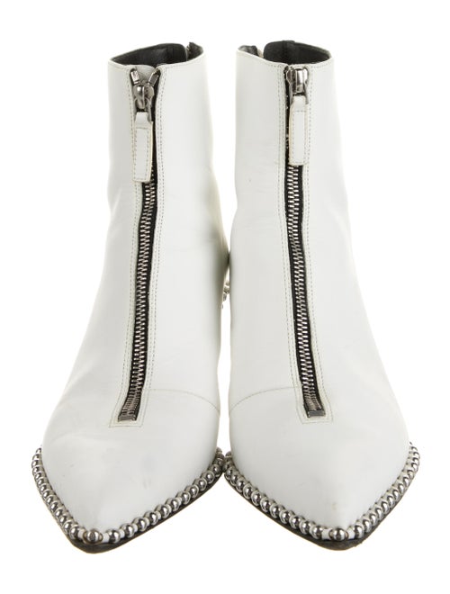 Alexander Wang Leather Studded Accents Boots