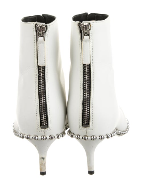 Alexander Wang Leather Studded Accents Boots