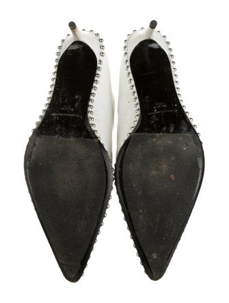 Alexander Wang Leather Studded Accents Boots