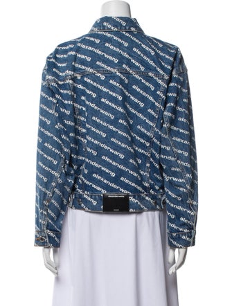 Alexander Wang Striped Denim Jacket