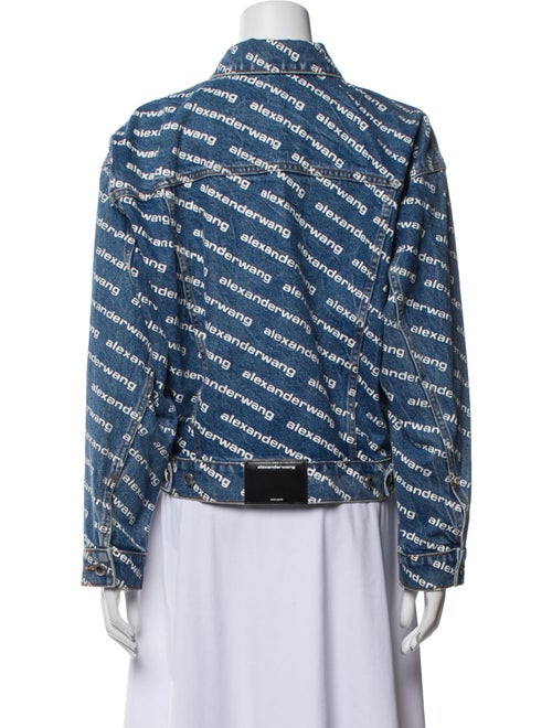 Alexander Wang Striped Denim Jacket