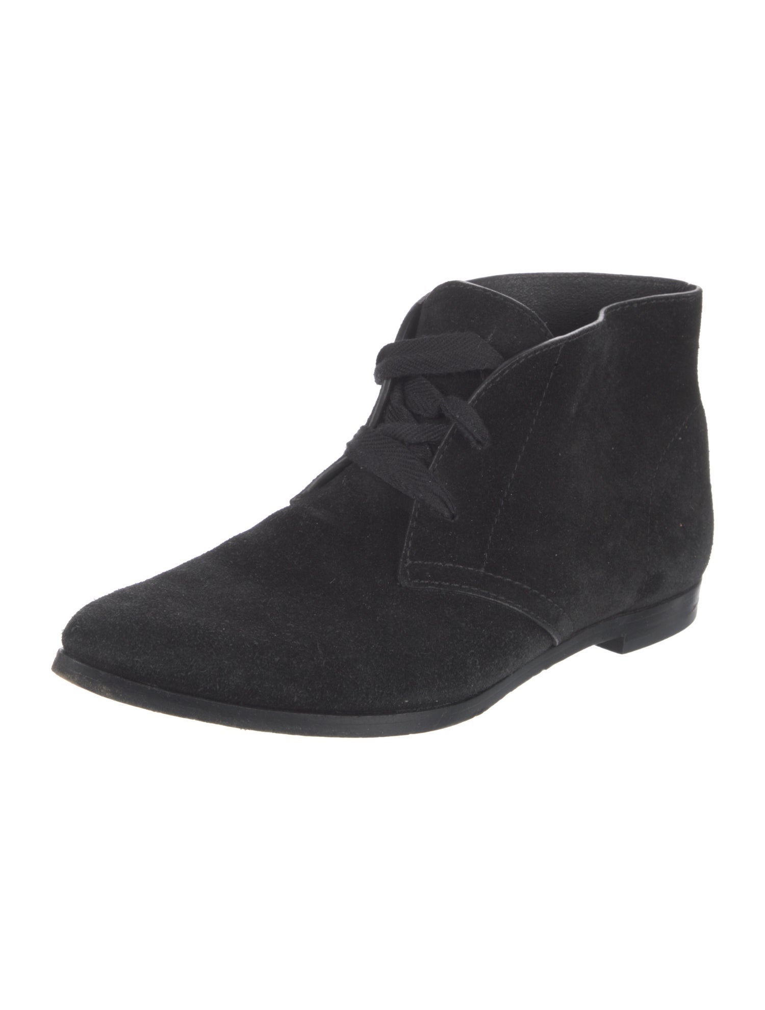 Alexander Wang Suede Lace-Up Boots