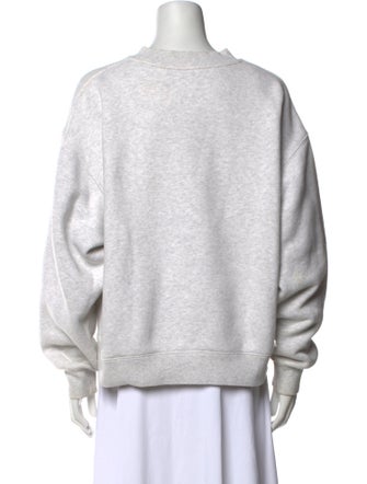 Alexander Wang Crew Neck Long Sleeve Sweatshirt