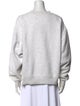 Alexander Wang Crew Neck Long Sleeve Sweatshirt