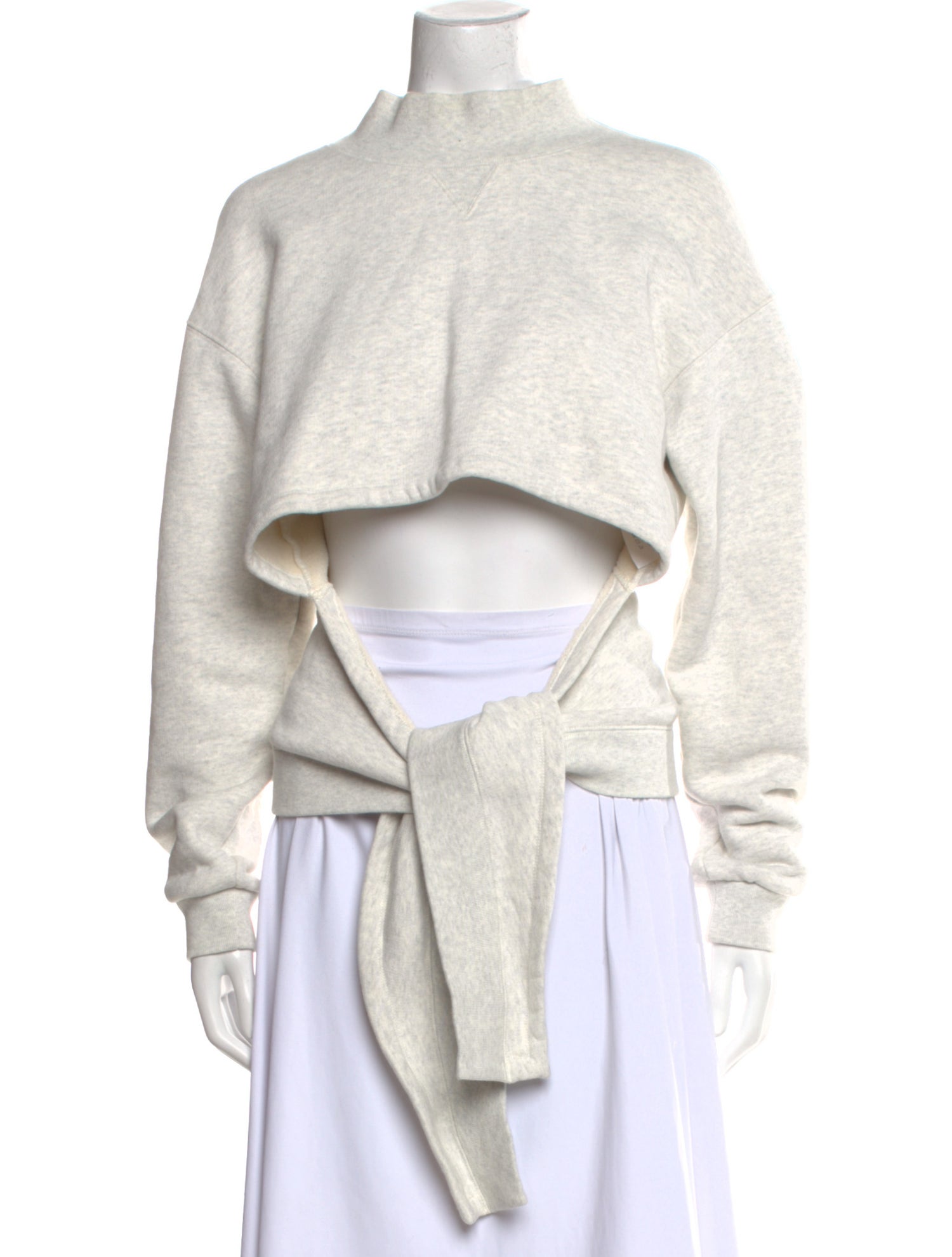 Alexander Wang Mock Neck Long Sleeve Sweatshirt