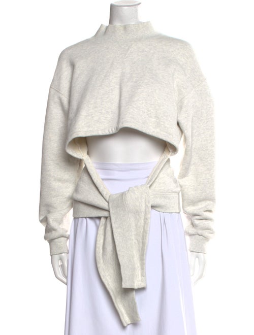 Alexander Wang Mock Neck Long Sleeve Sweatshirt