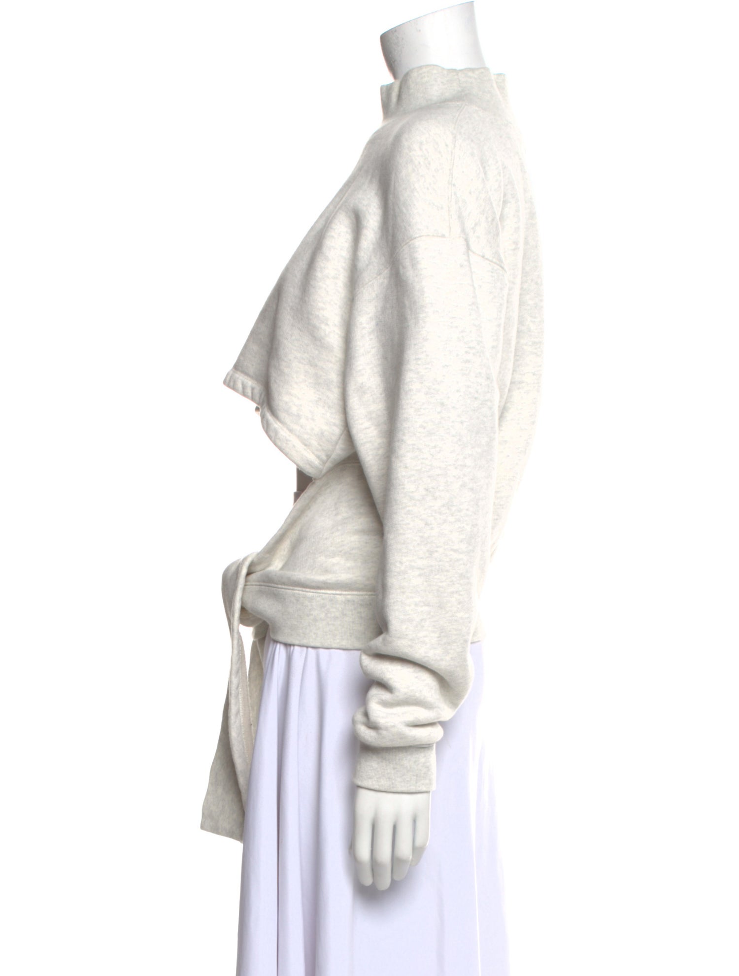 Alexander Wang Mock Neck Long Sleeve Sweatshirt