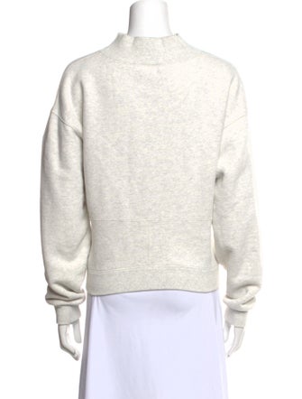 Alexander Wang Mock Neck Long Sleeve Sweatshirt