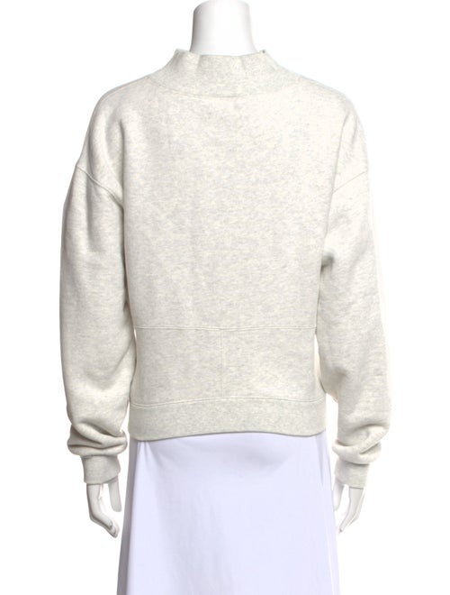 Alexander Wang Mock Neck Long Sleeve Sweatshirt