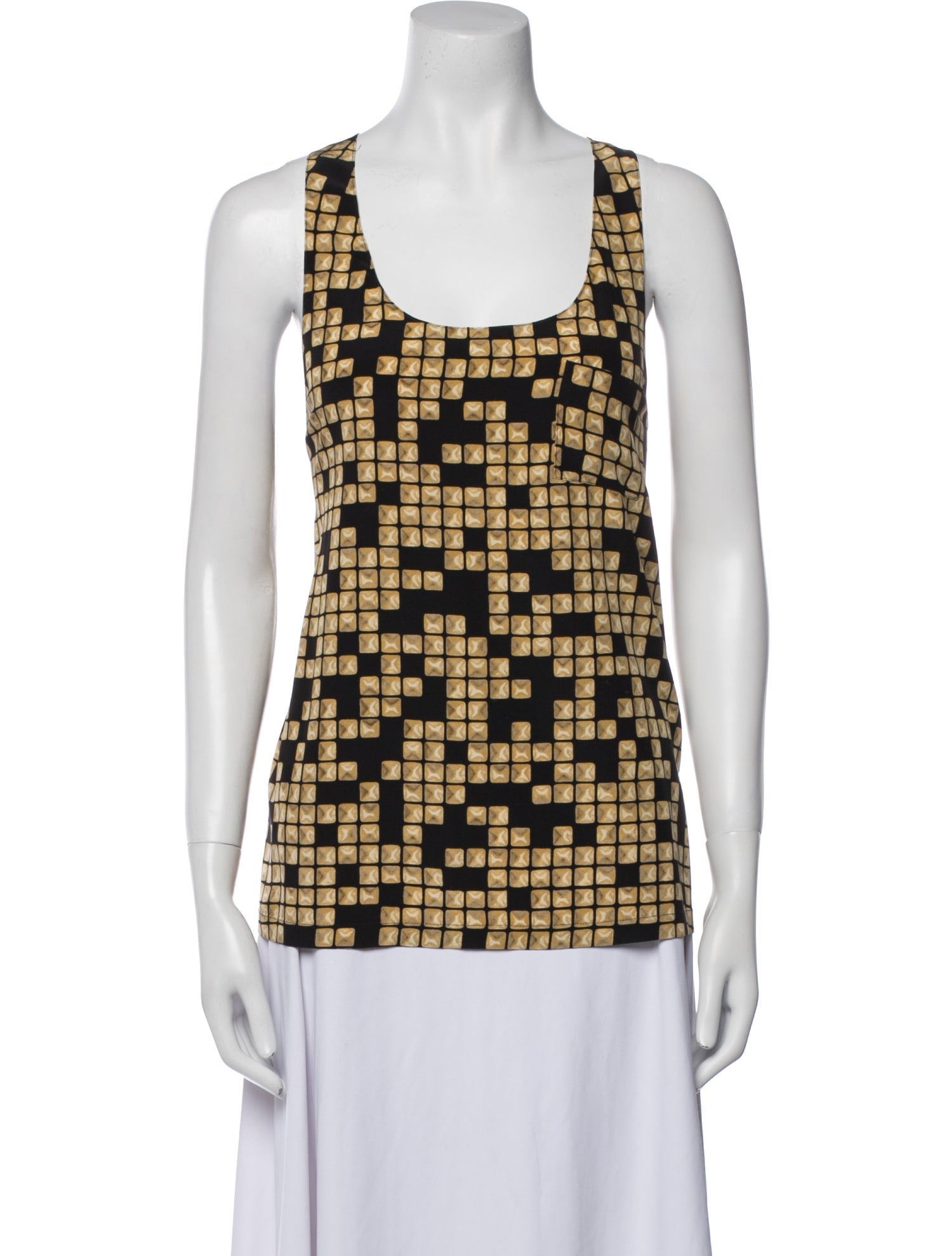 Alexander Wang Silk Printed Top