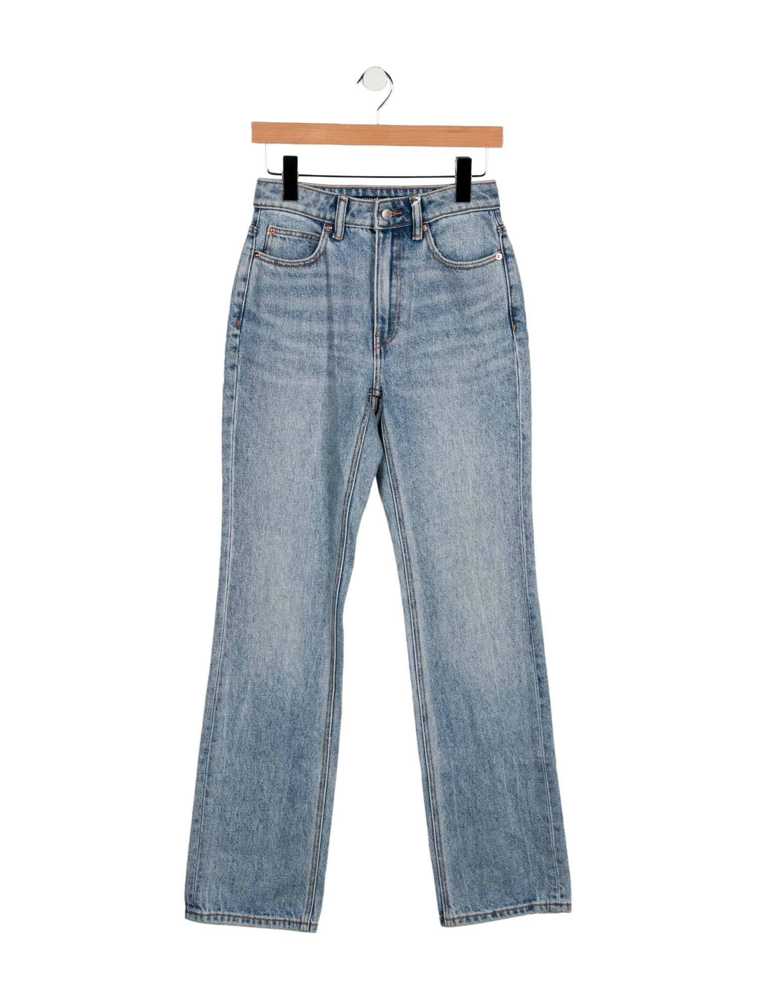 Alexander Wang Mid-Rise Straight Leg Jeans w/ Tags