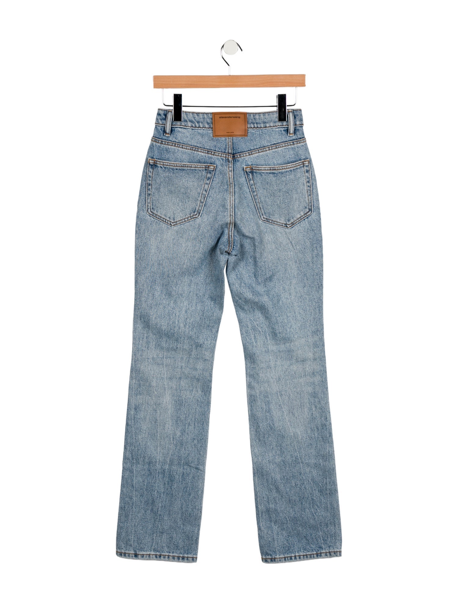 Alexander Wang Mid-Rise Straight Leg Jeans w/ Tags