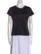 Alexander Wang Silk Crew Neck T-Shirt
