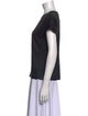 Alexander Wang Silk Crew Neck T-Shirt