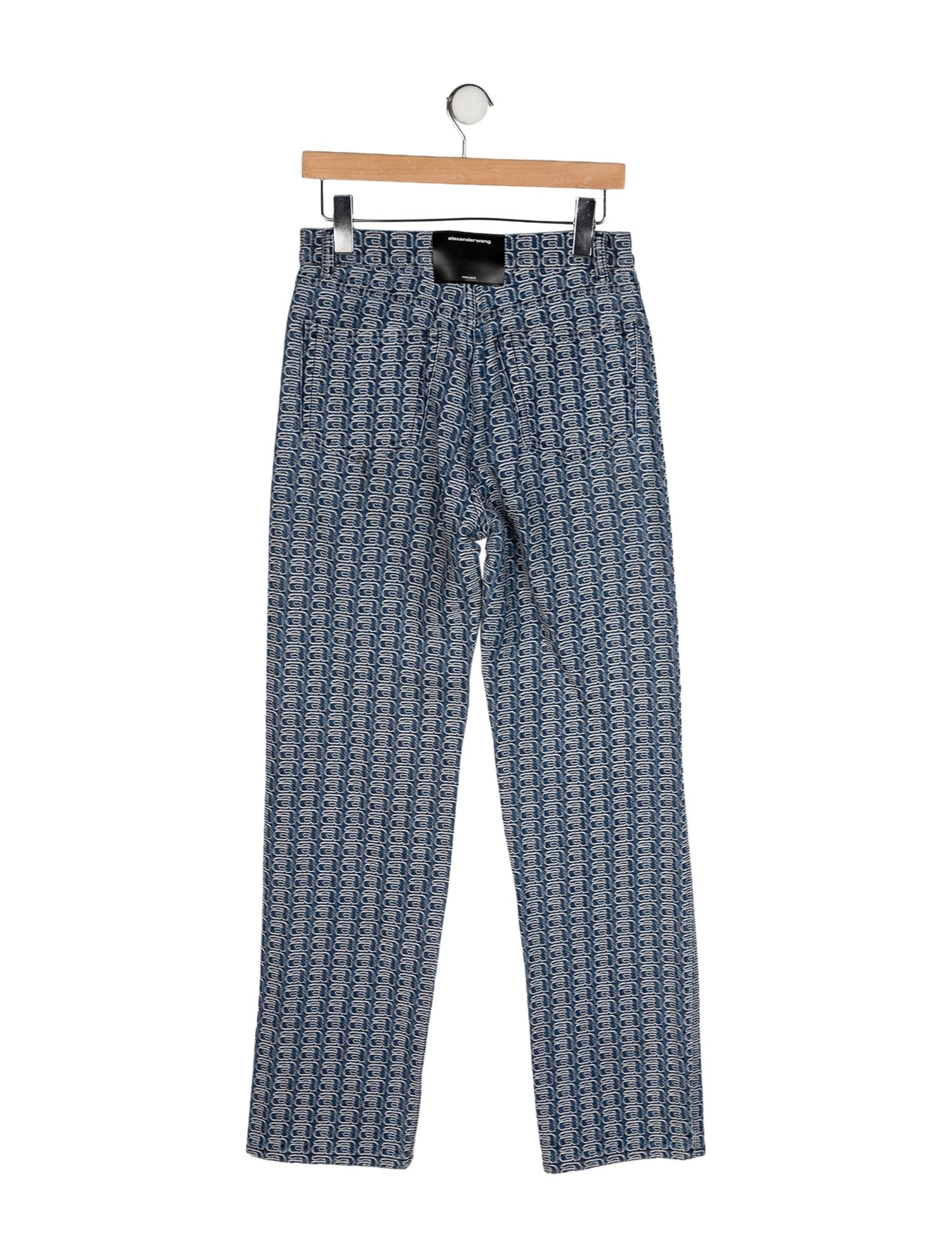 Alexander Wang Mid-Rise Straight Leg Jeans