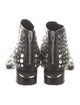 Alexander Wang Leather Studded Accents Lace-Up Boots
