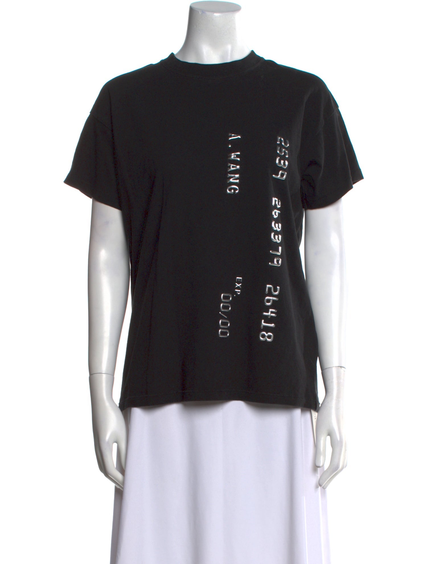 Alexander Wang Graphic Print Crew Neck T-Shirt