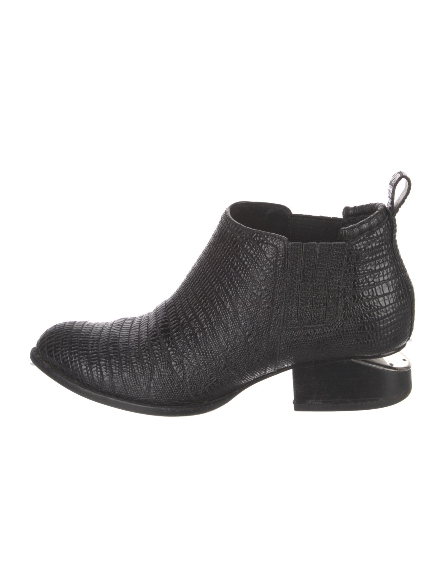 Alexander Wang Embossed Leather Chelsea Boots