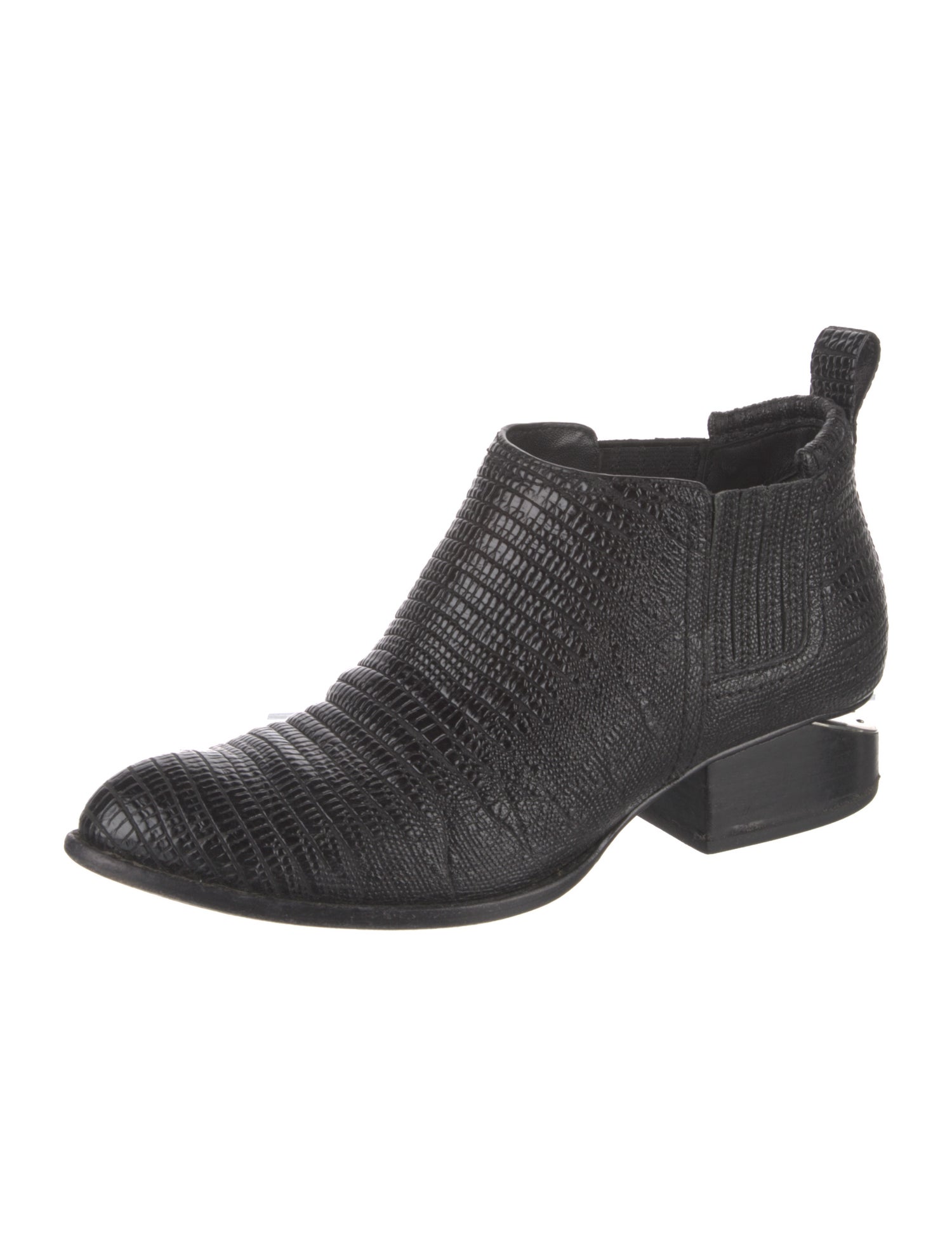 Alexander Wang Embossed Leather Chelsea Boots