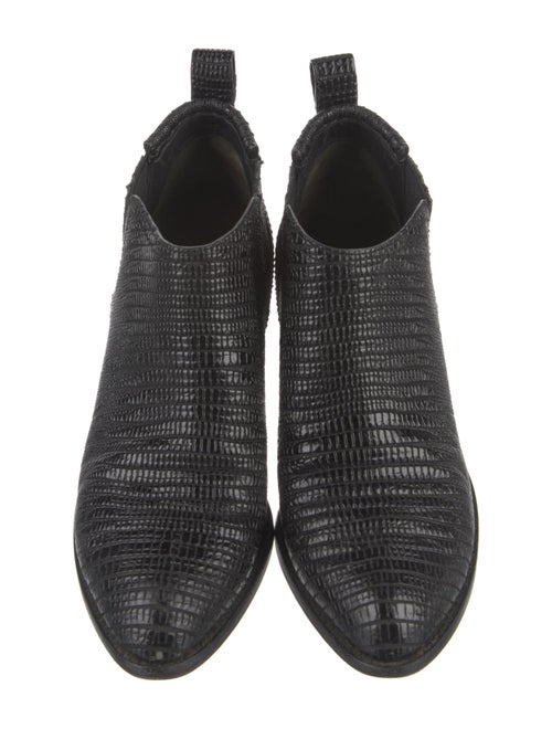 Alexander Wang Embossed Leather Chelsea Boots