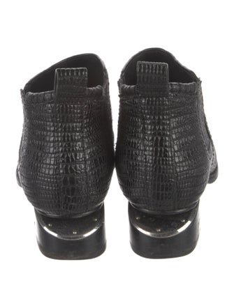 Alexander Wang Embossed Leather Chelsea Boots