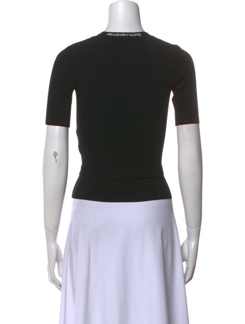 Alexander Wang Scoop Neck Short Sleeve Top