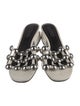 Alexander Wang Leather Studded Accents Slides
