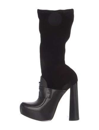 Alexander Wang Leather Sock Boots