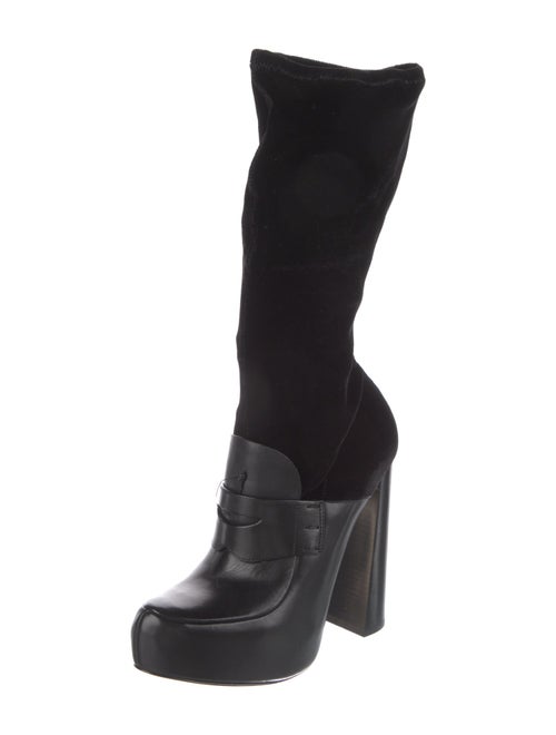 Alexander Wang Leather Sock Boots
