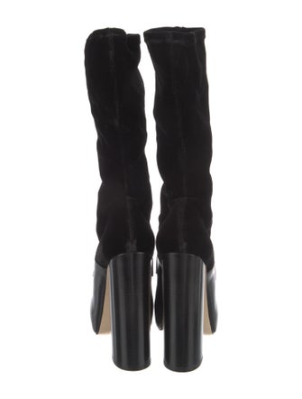 Alexander Wang Leather Sock Boots